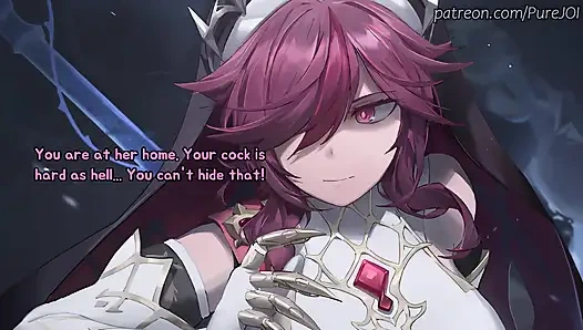 Rosaria from Genshin Impact makes your cock suffer (Edging JOI)