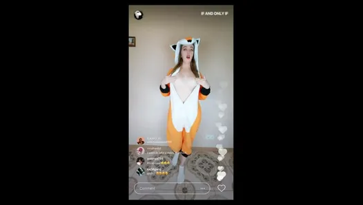 Funny CHALLENGE - my Stepbrother Visited me last Weekend - we did a Live Stream of me Sucking his dick on TikTok blowjob