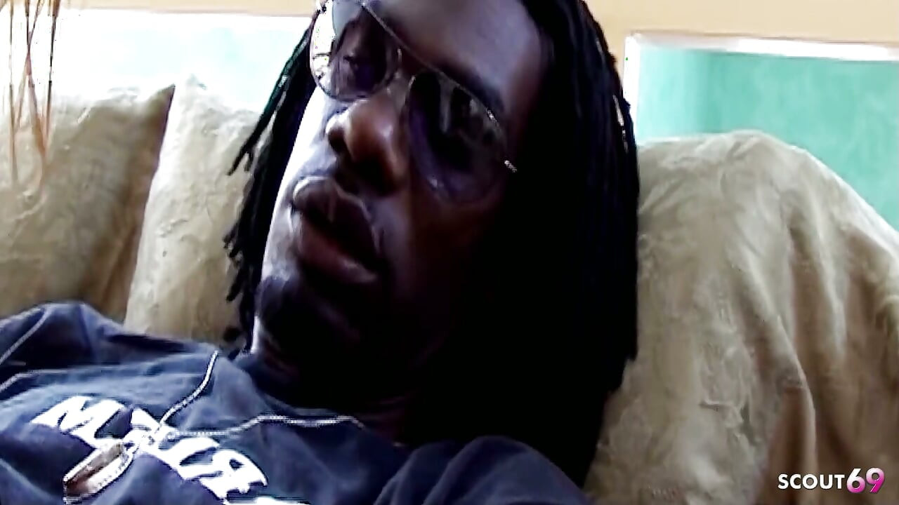 Big Titted Ebony MILF Angel Eyes Fucked by a BBC and Cummed in Her Pussy