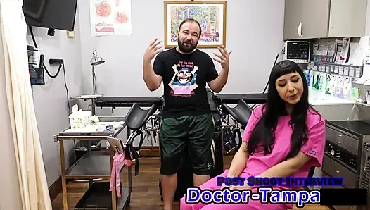 Dr Tampa - Selena Sativa's 1st Gyno Exam