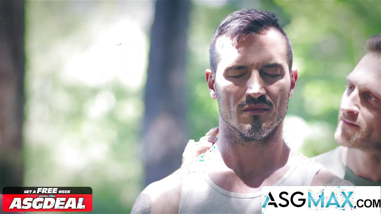 ASGMAX - Hairy Muscle Hunk Gets Wrecked by Big Cock in the Woods
