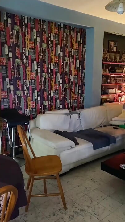 Dirty sissy whore in blue outfit playing hard ass to mouth sex