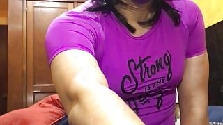 EmmaNataly mexicana transsexual se masturbando