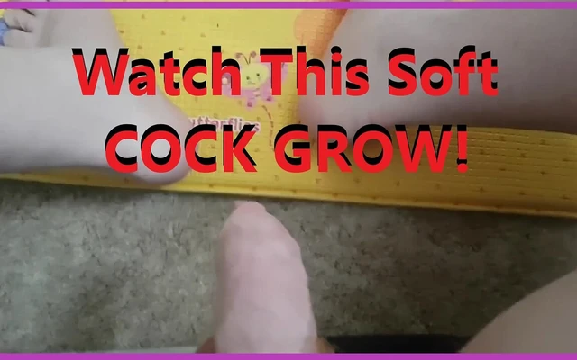 Long Thick Soft Flaccid Grows Before You're Eyes and Cums Hard for You!!.