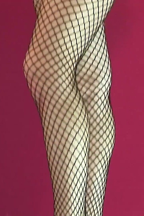 Lingerie contortion queen in sexy nylons
