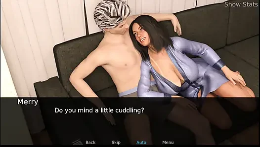 Ateşli evli kadın, onu mastürbasyon yaparken yakaladı