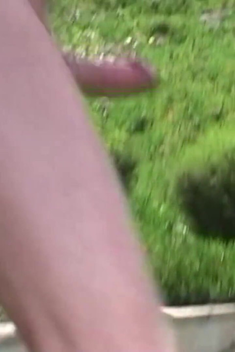 Hairy girl gets fucked by two huge cocks in the park