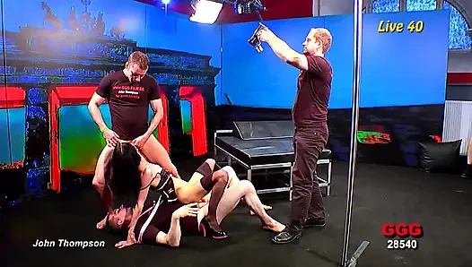 Ggg John Thompson - Aymie Live40 Vahşi Grup Seks Sikiş Festivali