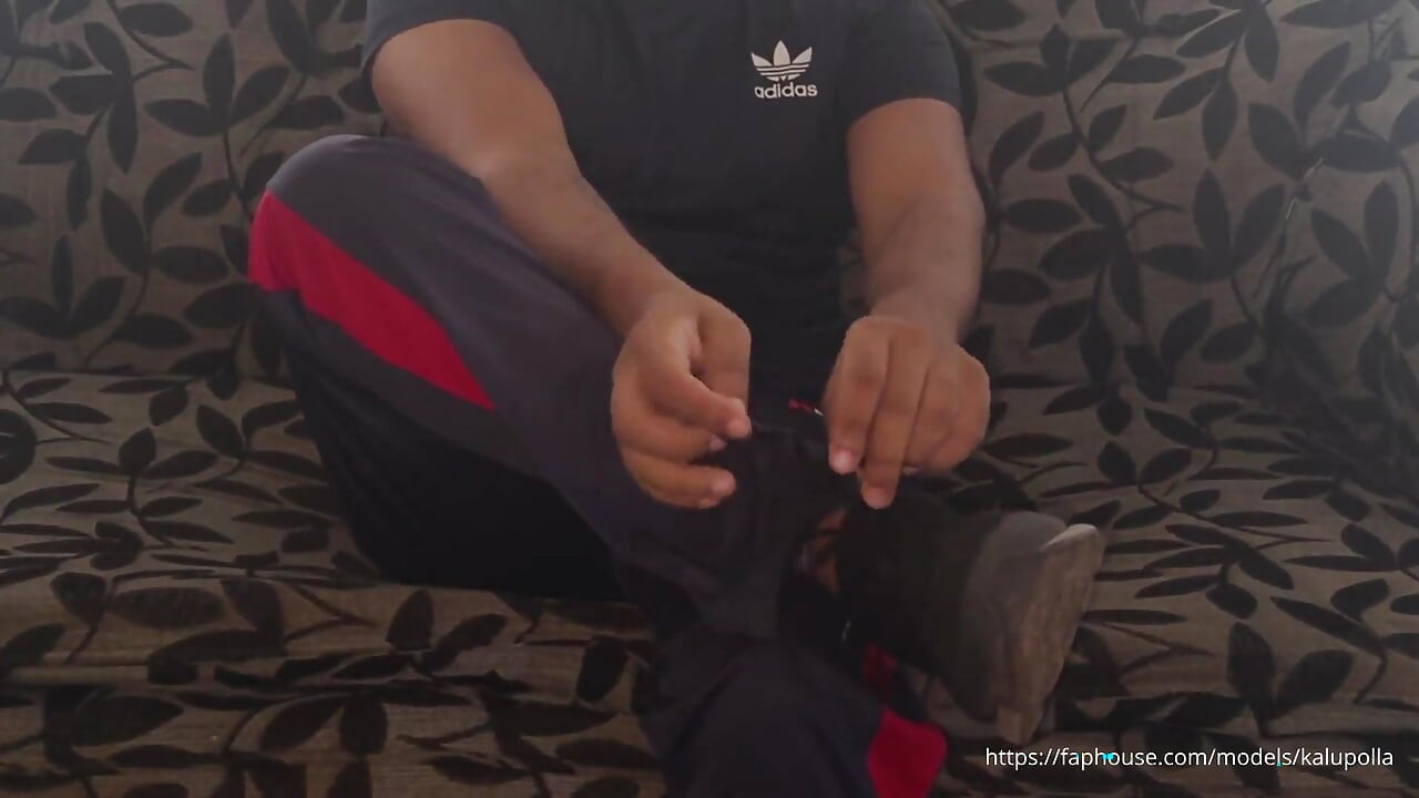 Asian Solo Male Jerking Big Cock & Cumming All Over His Body