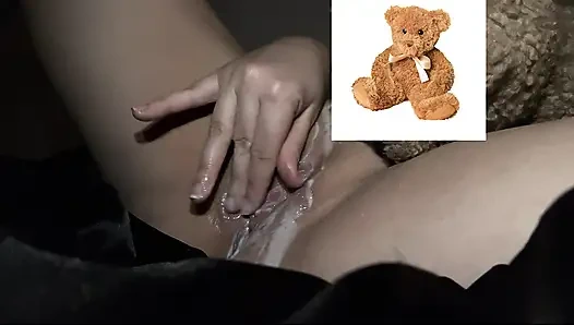 4k-ASMR YOGURT FOOD FETISH- KINKY STEPSISTER MASTURBATES WITH DILDO- CUMFLATION HENTAI-  -ARABIAN SNOWWHITE