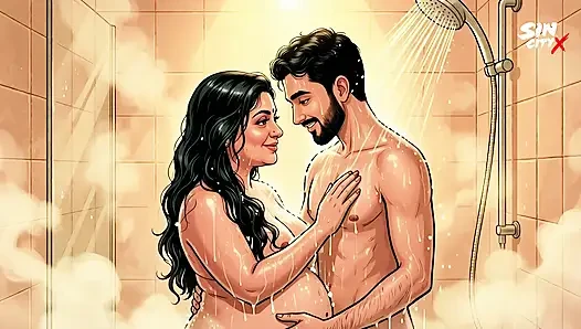 Tante sange india menggoda cowok pengantar barang di rumah