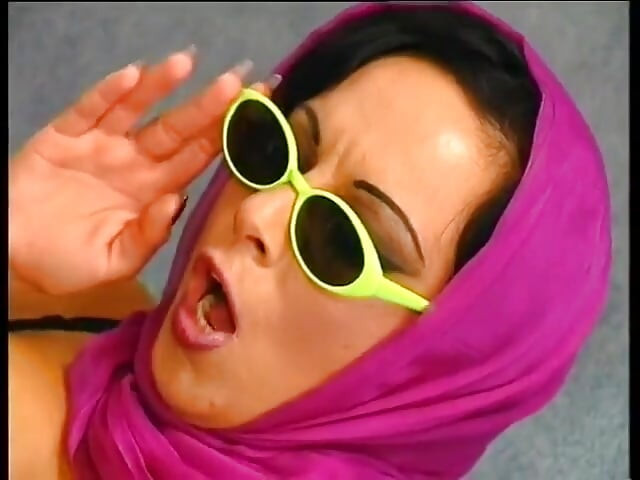 Stunning brunette in sexy stockings sucks cock and gets plowed