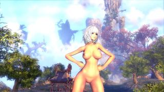 Blade &amp; soul baile de perra desnuda