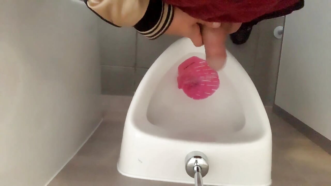 Compilation - Uncut Boy Piss at Different Places - Urinal, Outside