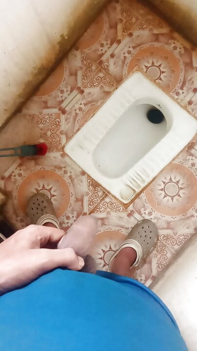 Today I went to the bathroom and punched it.