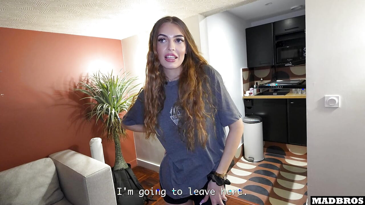 Our Hot Belgian Friend Filmed Herself On The Cam Inside Her Ex's Apartment And He Almost Caught Us !!!