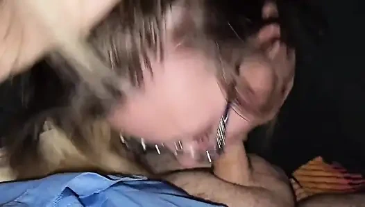 He Feed Me His Cock Hard Watch Him Grab My Hair and Fuck My Face Till He Fills My Mouth with His Thick Creamy Load