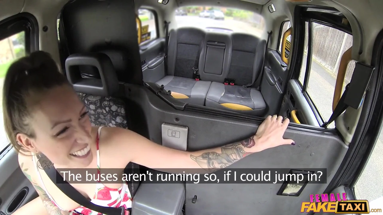 Female Fake Taxi - Petite Student with Hairy Pussy