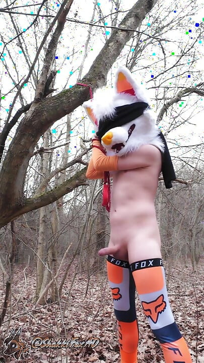 Bondaged Young Twink Piss in Forest