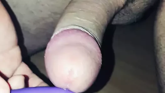 Bana boşalmak ile bir küçük oyuncak