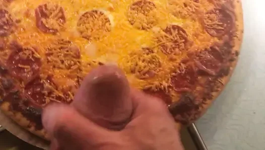 pizzaya boşalmak
