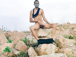 Seksowny wytrysk geja Pathan