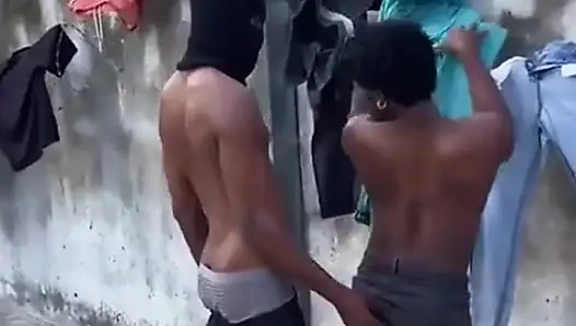 Outside Compound Anal Sex with Sassypussyy