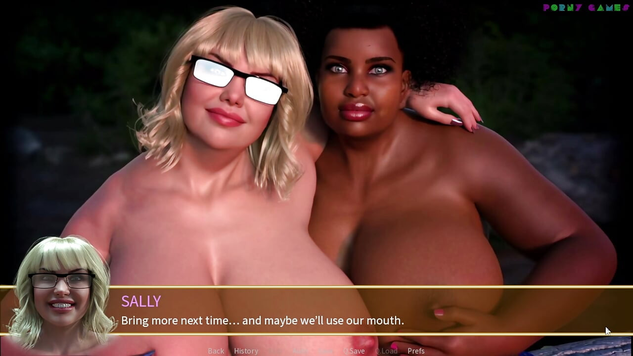 Sin Island by Chaixas: Sex by the Bonfire, BBW Threesome 2