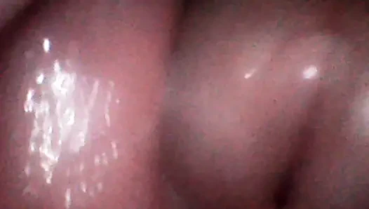Это внутренняя часть моей киски, пока меня жестко трахают