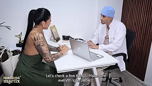 Mariana'nın anatomisi bölüm v: Dr. Martix doktorun yarağını ofisinde alıyor