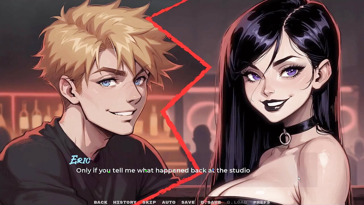 My New Girlfriend [ Taboo Hentai Game ] Ep.40 Goth Girl Blowbang in the Toilet!
