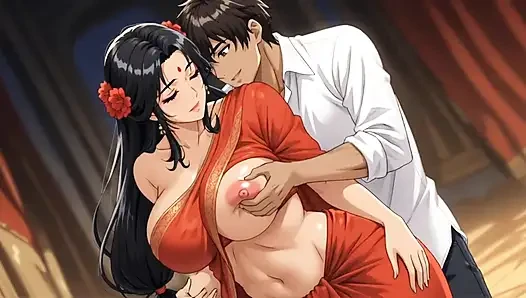 Big boobs stepmom and Step son