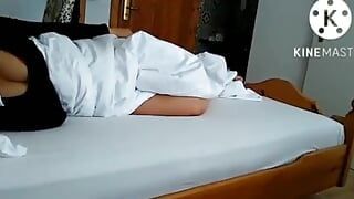 Beautiful Indian collage girl sex with warden