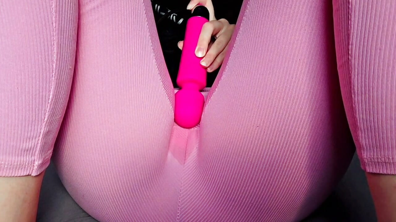 Pink pants get wet