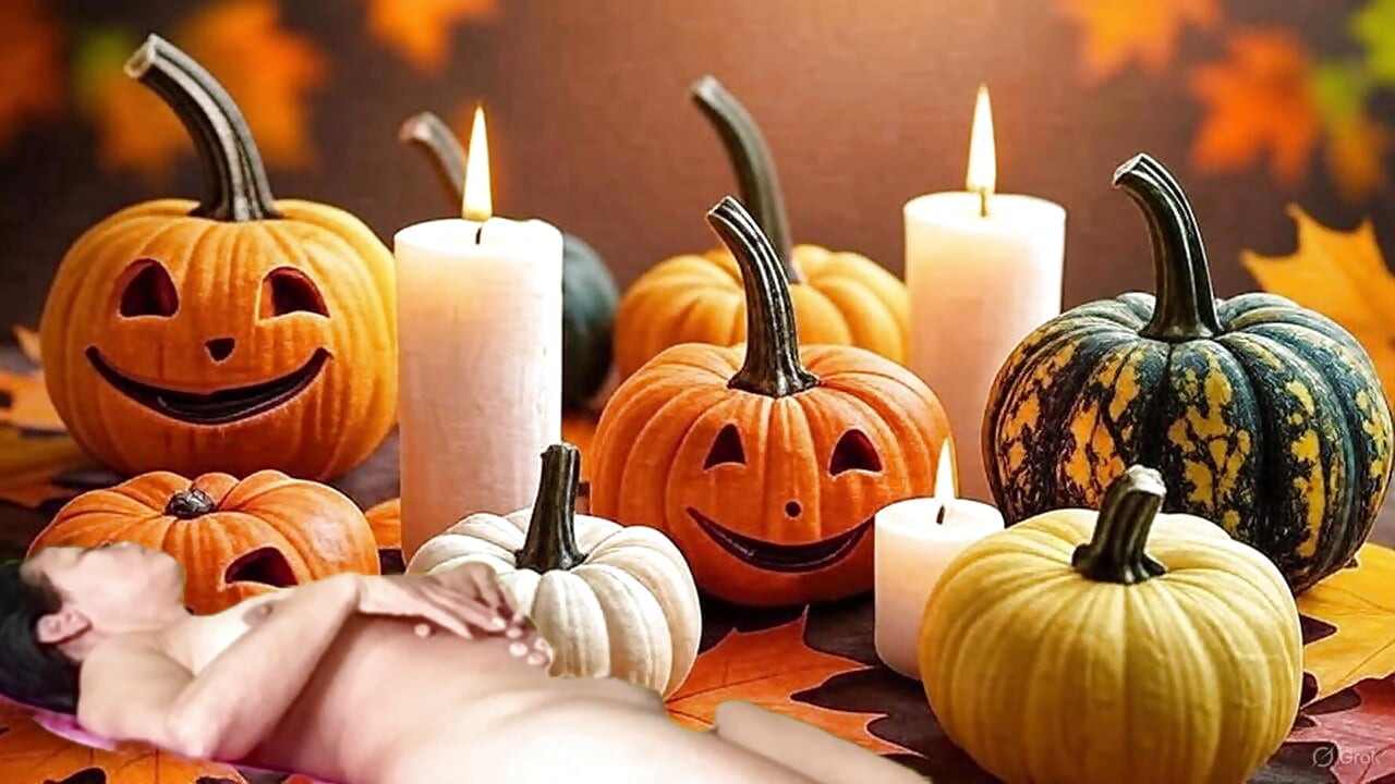 Picnic de Sex incitant de Halloween cu Garabas și Olga