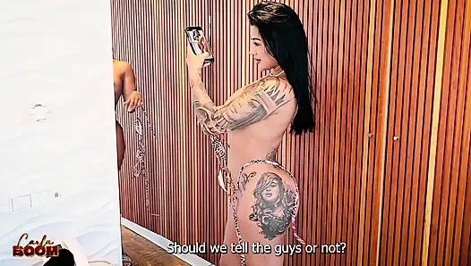 Lezbiyen üçlü grup seks: Carla's'a 2 büyük götlü latin katılıyor - carla boom