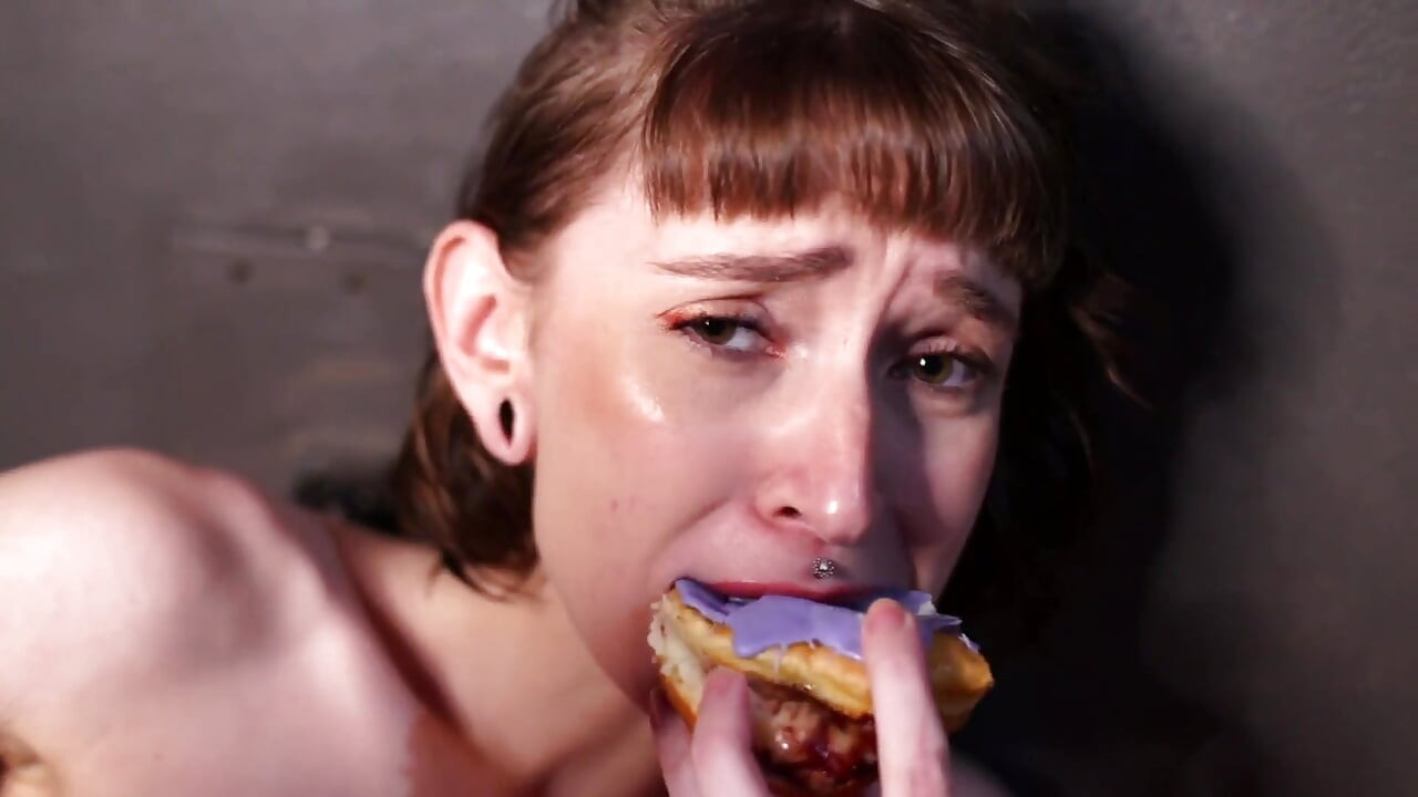Donuts essen und kommen