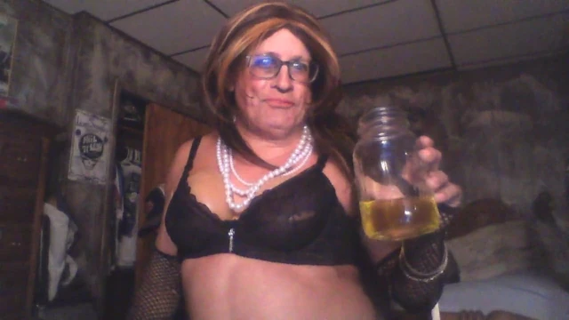 drinking my golden nectar