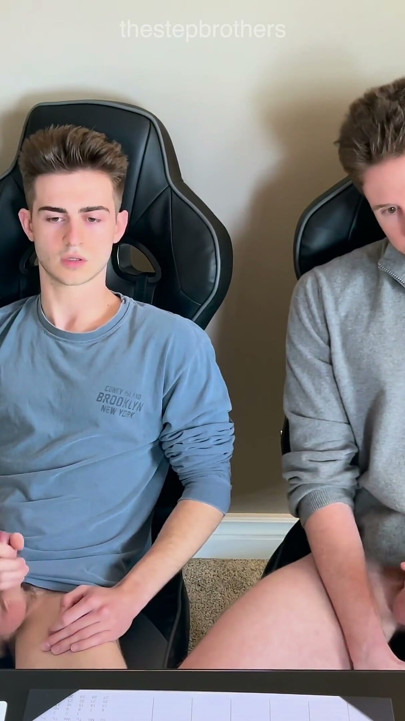 Jerking off with My Bro