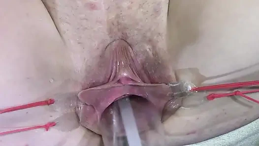 11 Weit Gespreizte Muschi Nahaufnahme Ficken Mit Lampe 1000 Watt