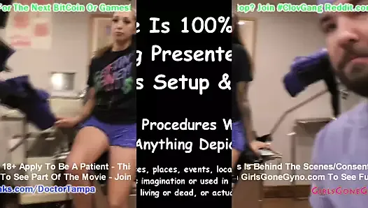 $CLOV Stefania Mafra's Gyno Exam By Doctor Tampa & Nurse Lux