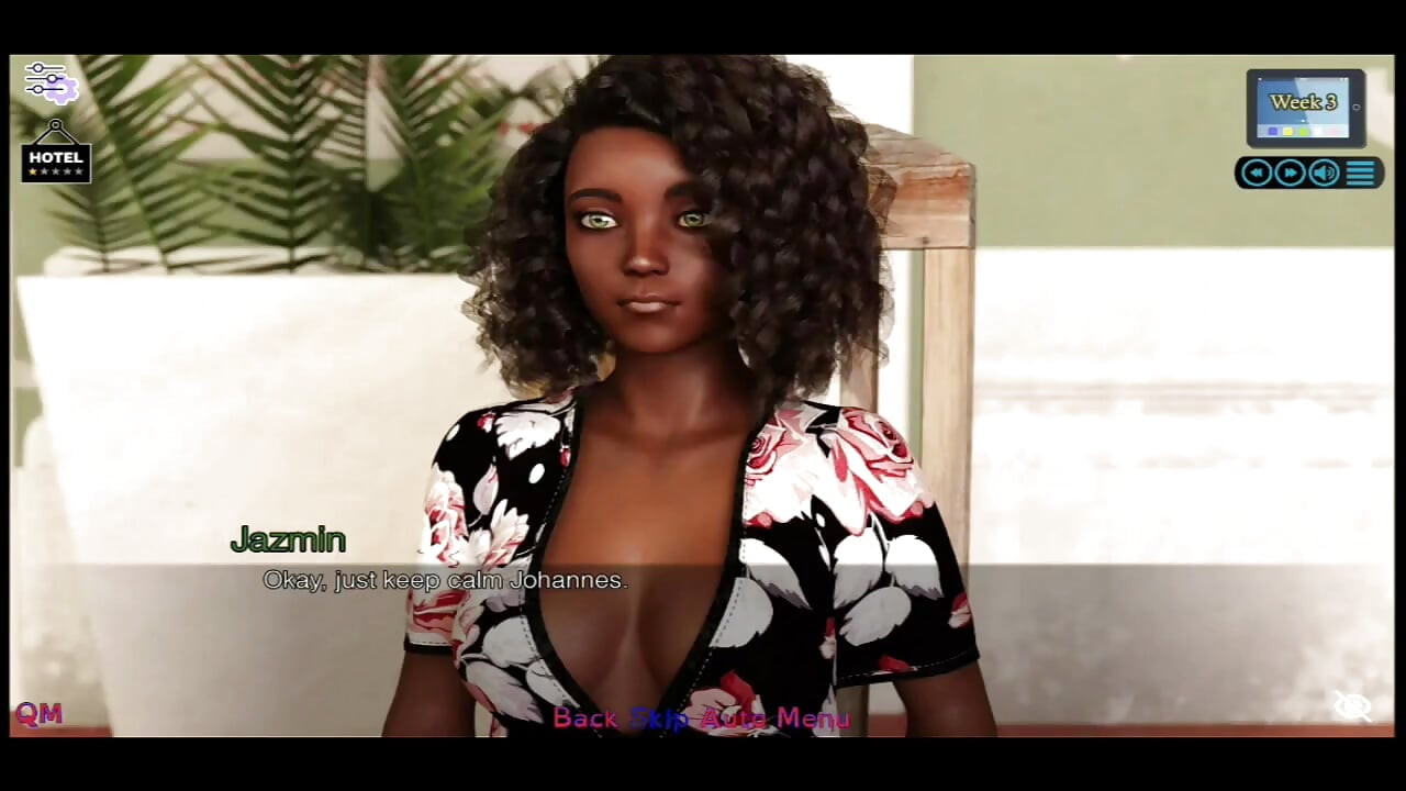 阳光之爱 #20 - 特里莎向约翰尼斯展示了她的性感服装.