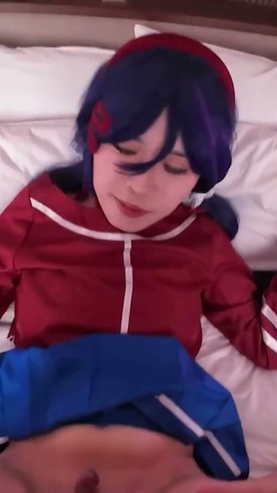 MiSide Mita cosplayer get Fucked, hentai japanese shemale cosplay | Clip 1