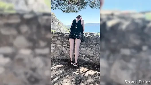 Tinder Karadağ'da ilk maçım tanıştığımızdan saatler sonra beni arabada siken teşhirci bir erkek delisi oldu