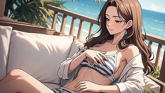 AI Generated Cartoon content, Uncensored video of 18 Year old Anime Girl, 3D Cartoon on closeup by Kiidzy Animates