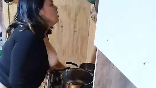 mommy is fucked in the kitchen POV