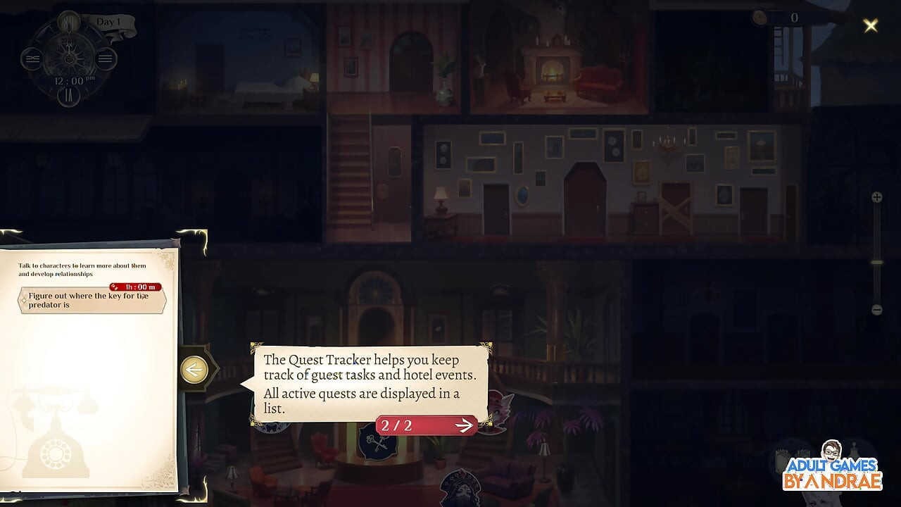 Hotel Tales Gameplay Del 2 - Utforsk det levende hotellet og møt jegeren Griselda