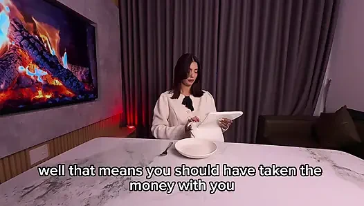 Sexy Girl Came on a Date, but She Had No Money