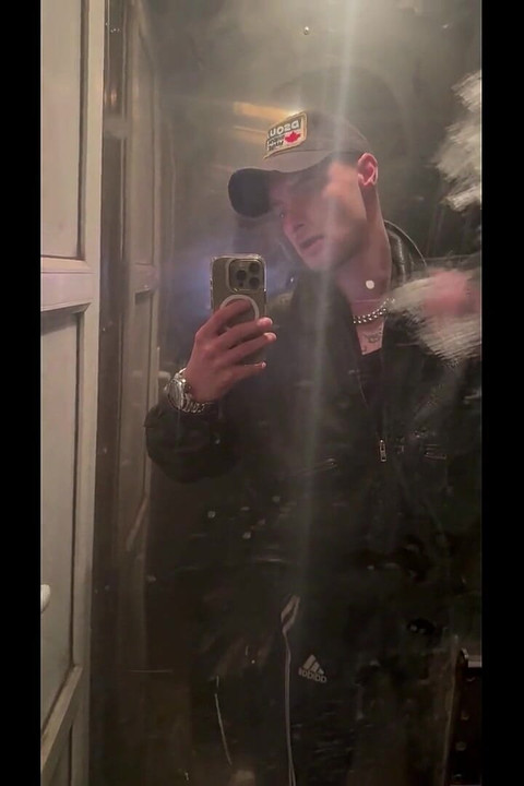 Kinkysirius in Chav Scally Outfit in the Most Dirty Train Toilet