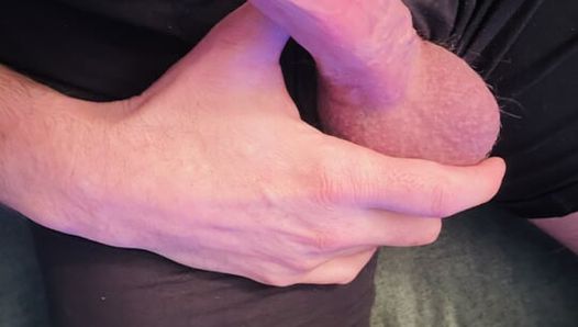 Super horny Solo Male stroking Hard Cock